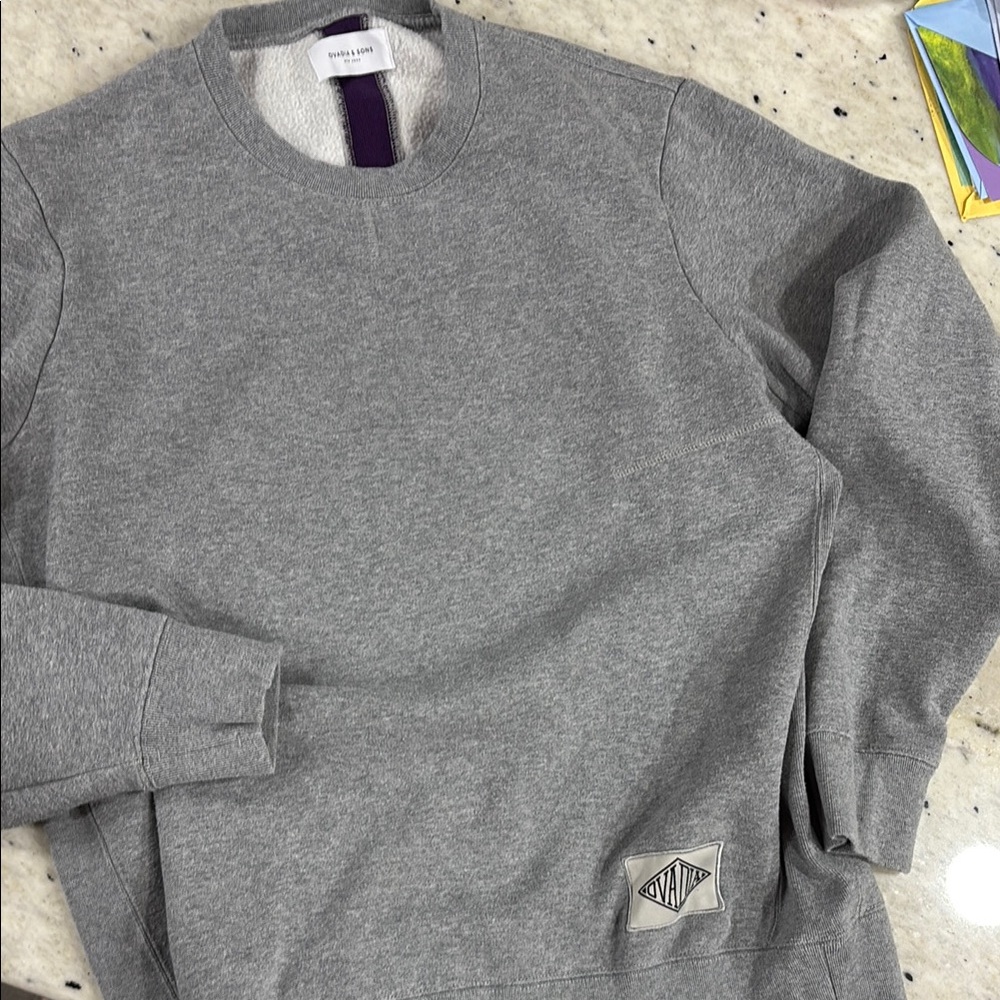 Ovadia Gray Crewneck Sweater